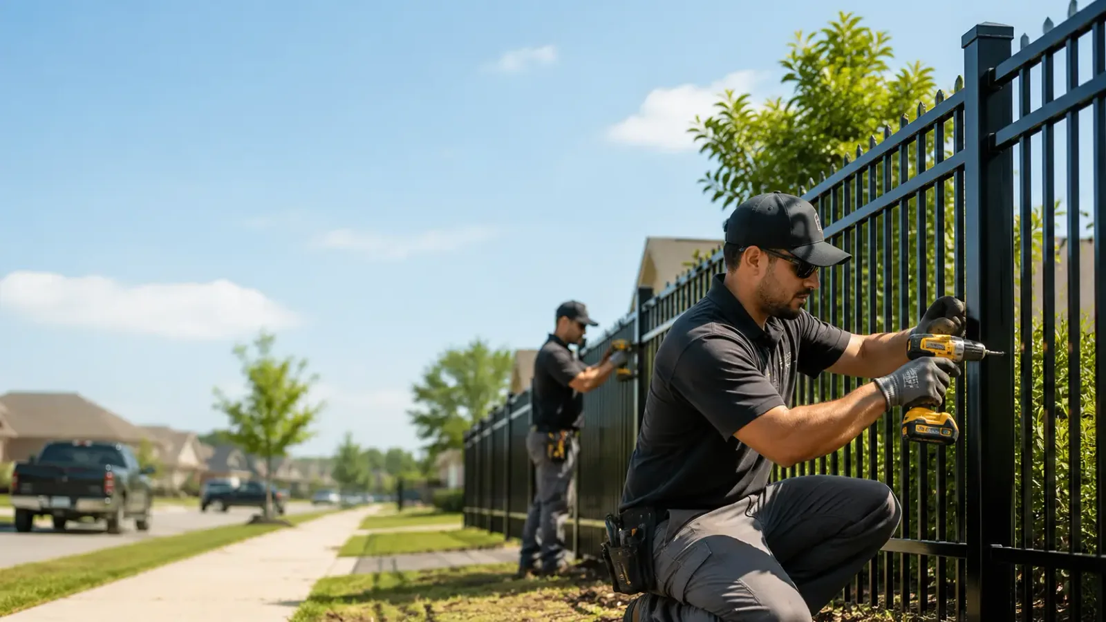 Metal Fence Installation in La Canada Flintridge, CA